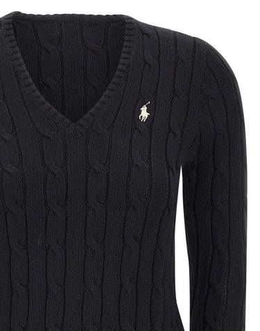 Maglia in cotone a trecce 211971870 002 POLO RALPH LAUREN 