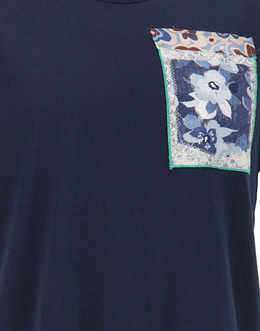 T-shirt "Pocket" POCKET VR0427BLU BOB 