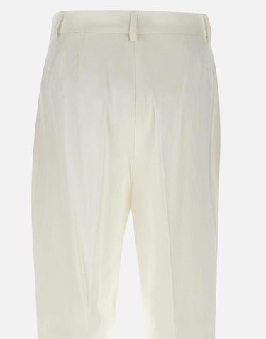 Pantaloni in lino e viscosa PADC02F411H549 21 FABIANA FILIPPI 