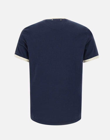 T-shirt in cotone con stampa GMP02761 P00262483134 GOLDEN GOOSE 