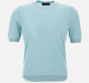 Maglia in seta a maniche corte 43112 23503410 GRAN SASSO 