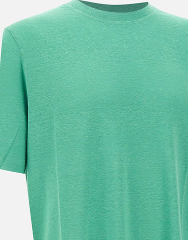 T-shirt in lino"Jerlin" TSMC JERLINU650 FILIPPO DE LAURENTIIS 