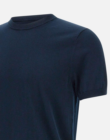 Maglia in crepe di cotone DK87003 BLU DIKTAT 