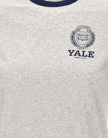 T-shirt "Yale Crest Ringer" TO073611677GY18 GRYNAVY SPORTY & RICH 