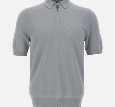 Polo in cotone con mezza zip M76MAGM90 MAG0M00808 ELEVENTY 