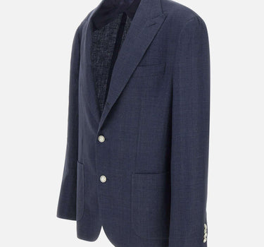Blazer in lino, lana e seta 190502 0001 BARBA 