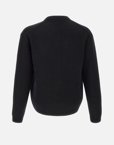 "Dressed Fox Intarsia Wool Jumper" PM00806KH0002 P199 MAISON KITSUNE' 