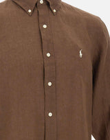 Camicia in lino 710966294 514 POLO RALPH LAUREN 