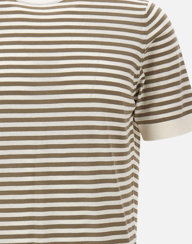 T-shirt in cotone a righe TS0MC CR14R15102 FILIPPO DE LAURENTIIS