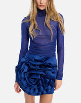 "Mesh ruched top" 114917 1587 ROTATE BIRGER CHRISTENSEN 