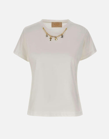 T-shirt con accessorio collana RIJBR003 1041 KAOS 