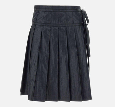"Pleated zipper skirt" LW251SK05BK 0015 LOW CLASSIC 