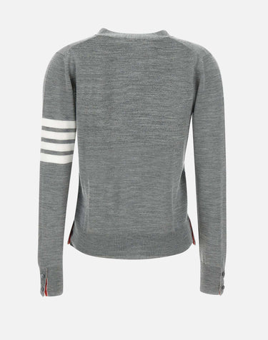 "Relaxed fit V neck" FKC334A Y1014055 THOM BROWNE 