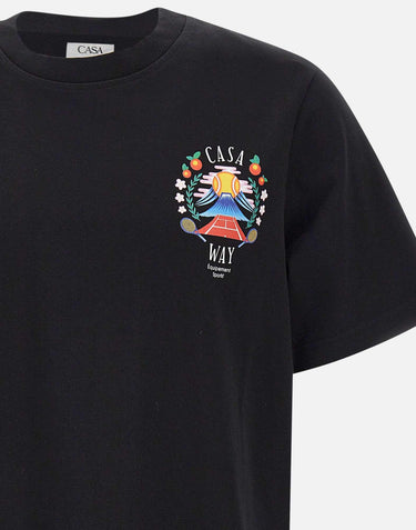 "Casa way mountain printed t-shirt" MPF25JTS001 09 CASABLANCA 