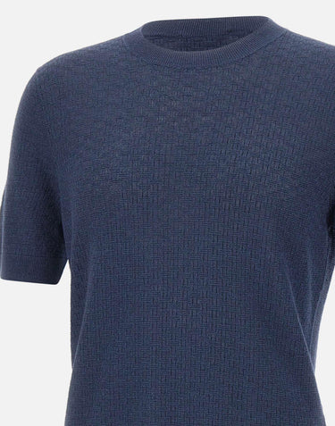 Maglia in misto lino e cotone 57169 18668598 GRAN SASSO 