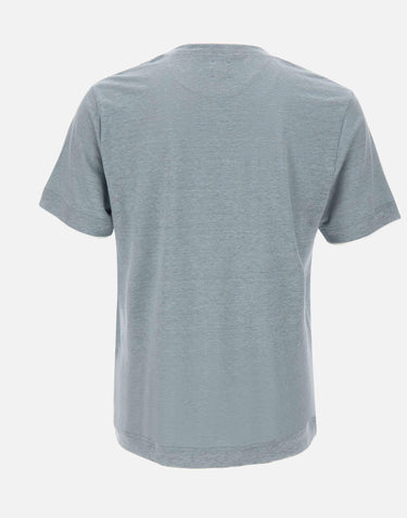T-shirt in lino M75TSHM07 TES0M2410801 ELEVENTY 