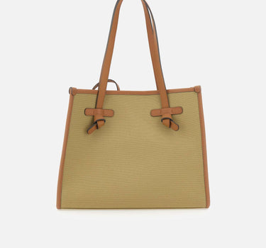 Borsa a spalla "Miss Marcella 32" BS6849 COMMCNVSETAIGACORDACARAMEL MARCELLA CLUB GIANNI CHIARINI 