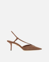 Slingback in tela effetto rafia 2614521192600 007 MAX MARA 