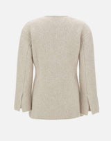 "Offwhite golden button cardigan" MY009 OFFWHITE JACQUES WEI 