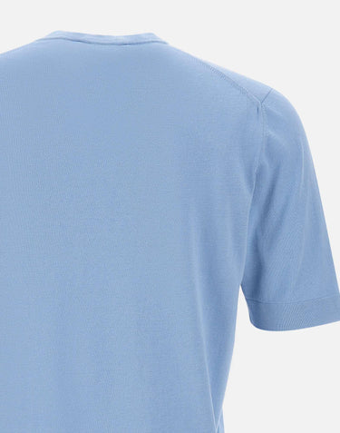 T-shirt in crepe di cotone TS0MC CR14R811 FILIPPO DE LAURENTIIS 