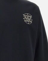 "Le sweatshirt slogan tresses" SW172 CO127BLACK DROLE DE MONSIEUR 