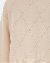 Maglia over con pailletes RI5FP009 1041 KAOS 