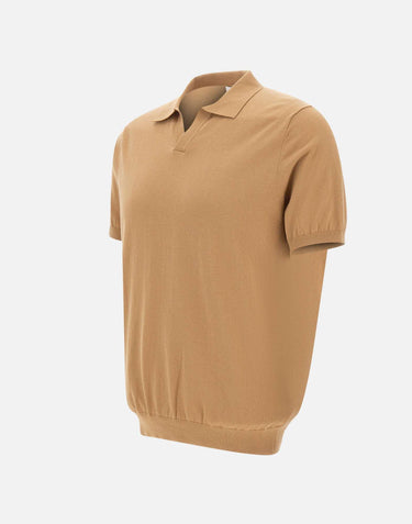 Polo Derby in cotone DK17008 NOCCIOLA DIKTAT 