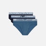 Set tre slip in cotone stretch EM000258 AF18886MB396 EMPORIO ARMANI 