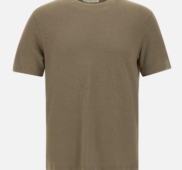 T-shirt in lino TSMC JERLINU920 FILIPPO DE LAURENTIIS 