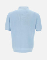 Polo in crepe di cotone PL1MC CR14P800 FILIPPO DE LAURENTIIS 