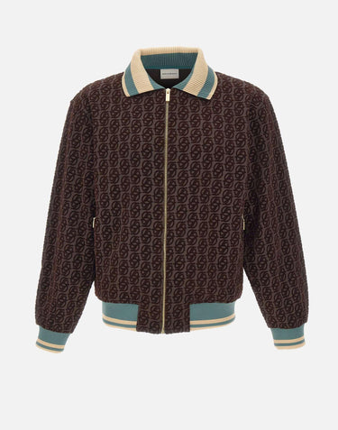 "La veste survetement Monogramme" SJ008 PL159DBN DROLE DE MONSIEUR 