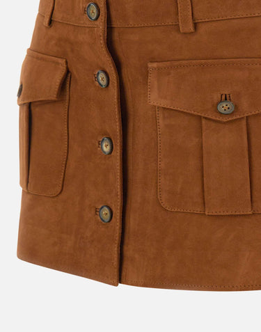 "Suede mini skirt" 21795 515 THE GARMENT 