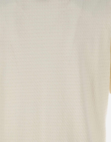 Polo in cotone con lavorazione a treccine PL1MC CR14T020 FILIPPO DE LAURENTIIS 