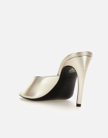 Mule "Betta" silver 260WSH00886 LBT112AA002 THE ATTICO 