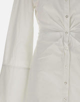 Abito camicia con arricciatura 115162 400 ROTATE BIRGER CHRISTENSEN 