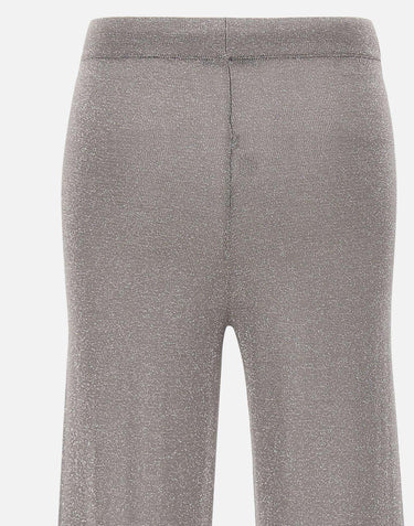 Pantaloni jogger in misto viscosa e lurex 197215 049 KANGRA 
