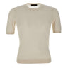 Maglia in seta a maniche corte 43112 23503005 GRAN SASSO 