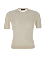 Maglia in seta a maniche corte 43112 23503005 GRAN SASSO 