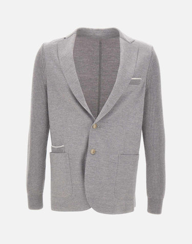 Blazer in lana L75GIAL07 TES0L2351402 ELEVENTY 