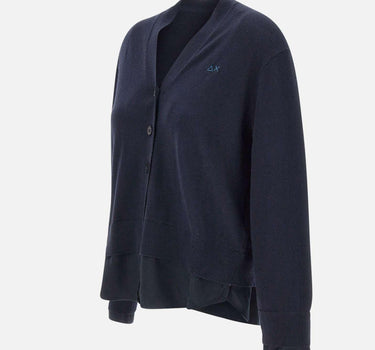 "Cardigan mixed fabrics" K45227 07 SUN68 