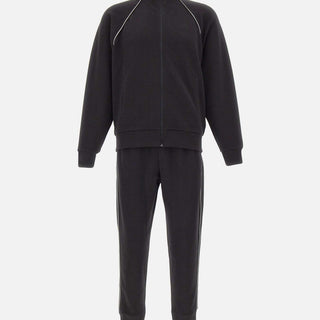 Tuta sportiva in misto cotone con profili a contrasto 50555906 001 BOSS 