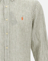Camicia in lino a righe 710B15594 001 POLO RALPH LAUREN 
