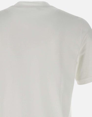 T-shirt in crepe di cotone DK87114 BIANCO DIKTAT 