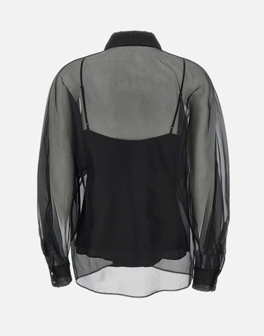 Camicia in organza di seta 2516261024600 002 MAX MARA STUDIO 