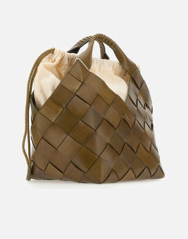 Borsa a mano "Botteghe" 8108 KAKI DRAGON DIFFUSION 