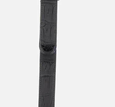 Cintura "Nobuckle Cocco Cosa suede" NB0031 NERO ORCIANI 