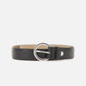 Cintura in pelle con fibbia tonda CNK00958 STEMUNERO GIANNI CHIARINI 