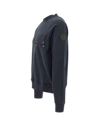 Felpa "Scribner" 26SBLUF03044 007465895 BLAUER 