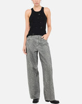 Jeans flare con stampa MF5333T160A P9132 LIU-JO 