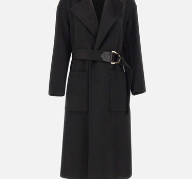Cappotto in lana con cintura CF5283T4627 22222 LIU-JO 